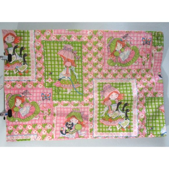 Sears Other - Katies Patchwork Girls Pillowcase Vintage 1970s Sears Girls Bedding Faded GUC